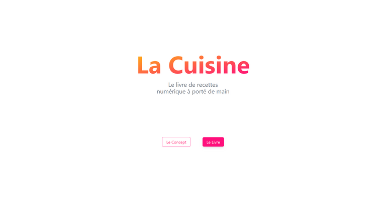Bannière du site de La Cuisine